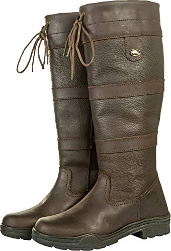 HKM, Stivali da Uomo alla Moda Belmond Spring- Normale/Largo, Marrone Scuro 2100, 40