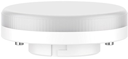 ledscom.de GX53 LED Leuchtmittel, warmweiß (2700 K), 4,2 W, 372lm, 96°, matt