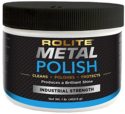 Rolite Metal Polish Paste (1lb) for Aluminum, Brass, Bronze, Chrome, Copper, Gold, Nickel and Stainless Steel