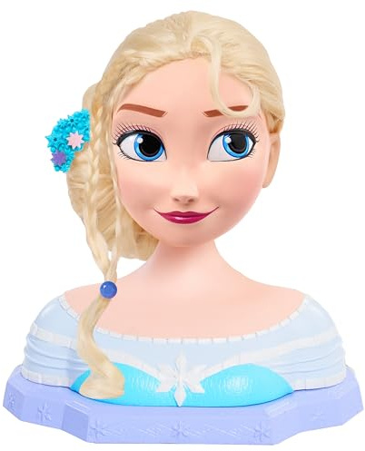 Disney Frozen Elsa Deluxe Styling Head, Kids Toys for Ages 3 Up by Just Play