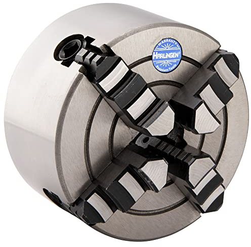 Harlingen 9713-1103 5 4-Jaw Independent Lathe Chuck with Plain Back