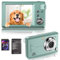 Digitalkamera, 48MP 1080P Full HD-Kamera, 32GB TF-Karte, 3,0-Zoll-Bildschirm, tragbare Kompaktkamera mit 16x digitalem Zoom, 4K Ultra HD-Videoaufzeichnung, (Green)