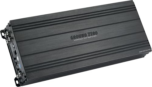 Ground Zero GZHA Mini Five DSP - Amplificador compacto de 5 canales con DSP integrado para una optimización de sonido precisa