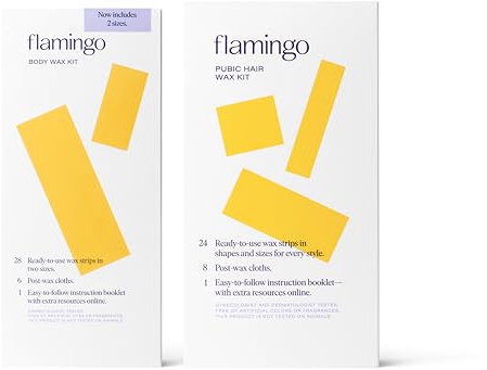 Flamingo Wax Kit - Body, Face & Pubic Wax Kits