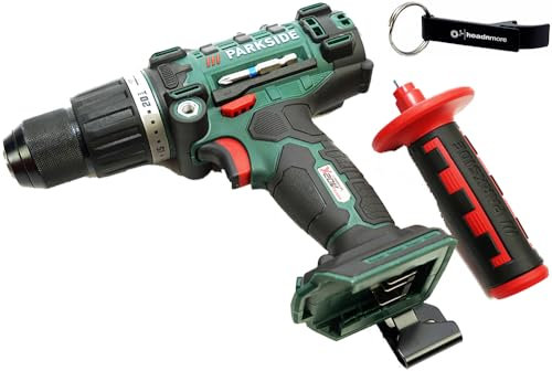 HEADNMORE® Bundle - PARKSIDE® 20V Akku Bohrschrauber Akkuschrauber PSBSA 20 + HEADNMORE® Schlüsselanhänger (ohne Akku)