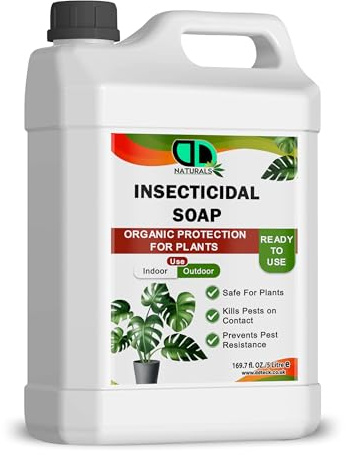 DD Teck 100% Natural Insecticidal Soap – Insecticidal Soap for Plants, Organic & Biodegradable Formula, Kills Aphids, Mites & Thrips, Eco-Friendly & Non-Toxic (5 Litre)