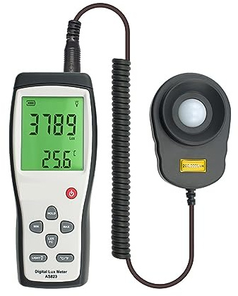 Luxmetro Portatile Digitale Illuminamento 200.000 Lux/FC Luminometro Fotometro Tester Di Illuminazione Luxmetro