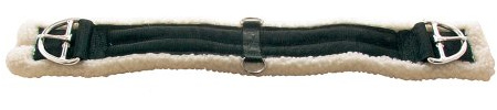 Pfiff 005260-50-70 Sangle de selle western Fourrure Noir 50 cm