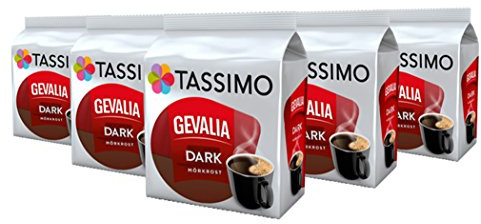 TASSIMO Gevalia Dark Coffee Capsules Refills Pods 16 T-Discs