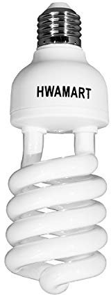 BOLLUMA Fotolampe E27 45W 5500K Fotolicht, Studioleuchte Spirallampe Tageslichtlampe Energiesparende Beleuchtung für Fotografie Produktfotografie Fotostudio Softbox