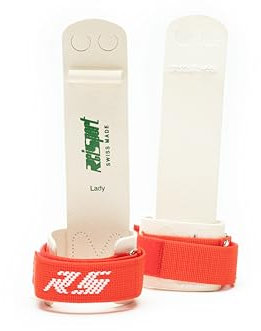 Reisport Stufenbarren-Turnriemen mit Klettverschluss für Damen/Mädchen, robuste Lederhandschutzriemen für Turnstangen, Turnausrüstung und Zubehör für Fortgeschrittene, S