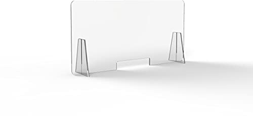 Skyddspanel för bänkskydd i Plexiglas mäter 100 x 50 cm... (Fönster med fönster)