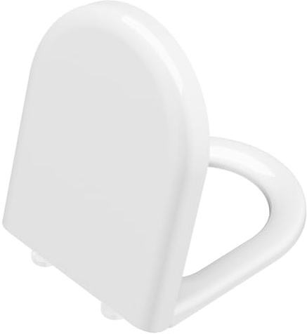 VitrA Integra Nuvoplast universal toalettsits med långsam stängning, lätt att ta bort, vit