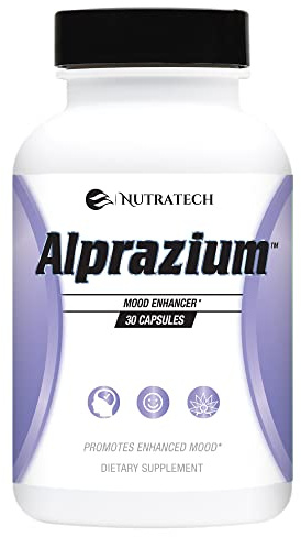 Atrafen Alprazium - Natural Stress Relief Supplement for Promoting Better Mood, Relaxation and Calming, Non-Habit Forming, 30 Capsules