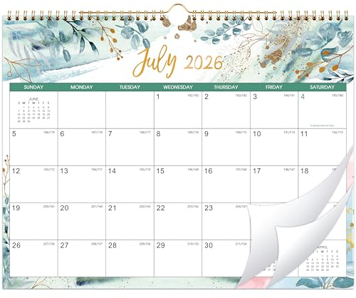 Calendar 2026-2027 - Wall Calendar 2026-2027 from July 2026 - December 2027