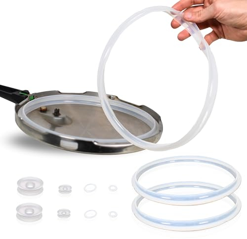 2 PACK Completos Goma Olla GM | Accesorios para Ollas GM 5L/6L | Compatibles con las Series de Olla GM H Deluxe, B, C, D, E, F, G, Cecotec | Accesorios Resistentes y Duraderos