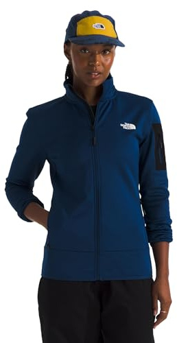 The North Face NF0A8BRKF1T W MISTYESCAPE Fleece Maglia Lunga Donna Estate Blue/TNF Black Taglia S
