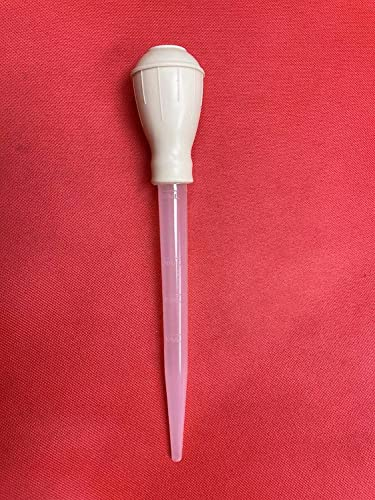 Senza BPA, Pro Grade Turkey Baster. Migliore siringa di aspirazione in plastica, utensili da cucina e forniture (bianco)