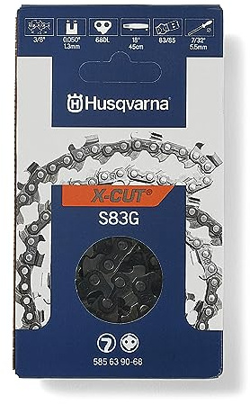 Husqvarna S83G 18 Chainsaw Chain, 3/8'' Pitch, .050 Guage, 68 Drive Links