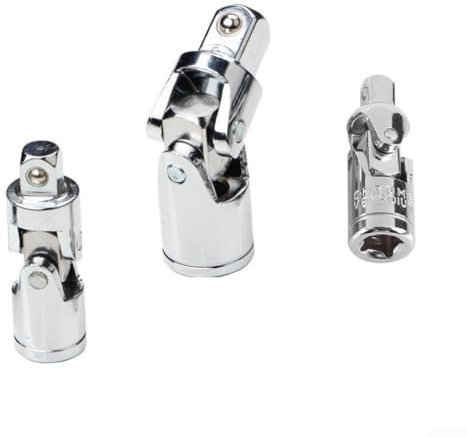 Adaptateur de douille articulé en acier au chrome vanadium avec entraînement pivotant pour transformation de clé (9,5 + 12,7)