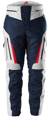 Furygan Killington – Pantalon Moto Homologué CE – Imperméable avec Protections D3O – Doublure Thermique Amovible – Ventilé - Zip de raccordement