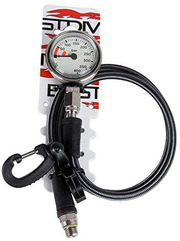 BESTDIVERS Best Divers AB0770 Manómetro Sub, Plata, 4,5 x 2 cm