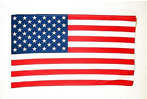 AZ FLAG - Drapeau Etats-Unis - 250x150 cm - Grand Drapeau Américain - Usa 100% Polyester Avec Oeillets Métalliques Intégrés - Pavillon 300 g