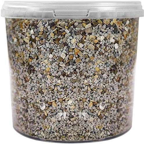 SQUAWK Mixed Poultry Grit | Premium Quality Natural Food Mix | Added Oyster Shell | Rich in Vitamins and Calcium | Strong Beaks Tough Bones & Large Eggs | Chicken Hen Duck Goose Development (5L Tub)