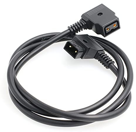 SZRMCC Schnittstellenkonvertierungskabel D-Tap 2 Pin Stecker auf Buchse für IDX Anton-Bauer Akku ARRI Rot Kamera (2m)