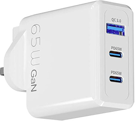 65W Charger for Google Pixel 10/10-Pro/10-Pro-XL, 9/9a/9-Pro XL Fold, 8/8a/8-Pro, 7/7a/7-Pro, 6/6a/6-Pro Adapter Plug GaN Fast Charging for Watch, Tablet & Pixel Phone 10/9 / 8 Chargers (WHITE)