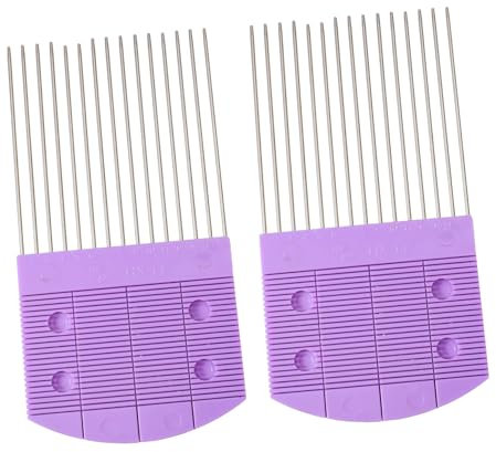 Lurrose 2St Kardiergerät aus Papier Papierformen quillen Quilling-Papierwerkzeuge Kamm Werkzeuge zum Weben von Papier Quilling-Werkzeuge für Papierhandwerk Quilten Federstift Blumen-Kit