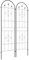 Outsunny Set of 2 Garden Trellis, Metal Trellis for Climbing Plants Support Frames, 50 x 180cm, Arrow Design