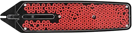 Salvacorde da Tennis Incrociate in Plastica Durevole Che Blocca Le Corde in Posizione per Racchette e Squash, Accessori Portatili per Badminton (Rosso)