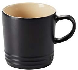 LE CREUSET Stoneware Mug, 350 ml - Satin Black
