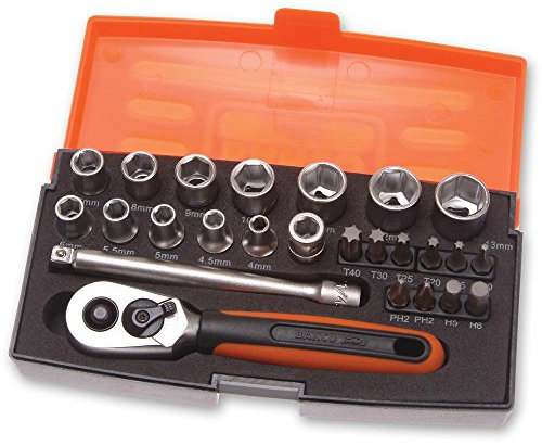 Bahco SL25 25 Piece Socket Set (1/4)