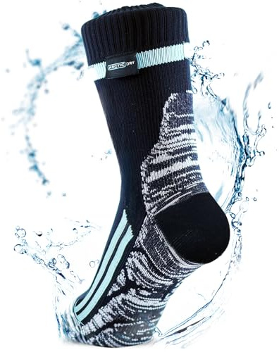 ArcticDry Xtreme Calzini Impermeabili 100% per Uomo, Donna & Bambino - Nylon, Spandex & Coolmax Impermeabile – Perfetti per Ciclismo, Escursioni, Canottaggio, Pesca & Altro Ancora!