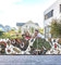 Displayhersteller MyMaxxi Zaunsichtschutz - Dino Graffiti - Sichtschutzstreifen für Doppelstabmattenzaun - Windschutz Sonnenschutz Blickdicht - Sichtschutz Garten Teil1-5 Streifen - 250x100cm