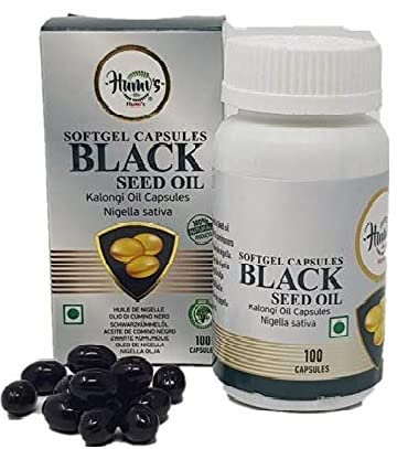 BLACKSEEDOIL Capsules| Kalonji |Cold Pressed| Nigella Sativa |Strong 500MG Capsules| 98 to 100 Count