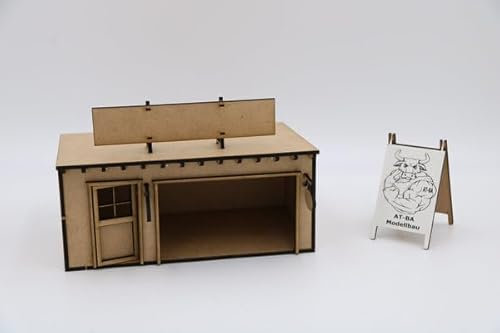 AT-BA Modellbau Slotcar-Haus, Maßstab 1:32, 200 x 88 x 142 mm, Rennbahn, Erwachsene Hobbyisten, Unisex