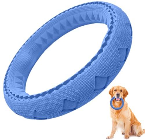 Juguete De Anillo Para Perros,Anillo De Juguete Para Perros,Juguete Para Perros De Goma Suave Para Masticar | Suministros De Juguetes Para Mascotas, Herramientas De Entrenamiento Para Morder, Morder Y