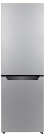 Respekta Stand Kühl-Gefrierkombination / 157 L / **** Gefrierfach/Fast Cool Funktion/wechselbarer Türanschlag/LED / 144 cm hoch/C/Silber / KG144SI-52