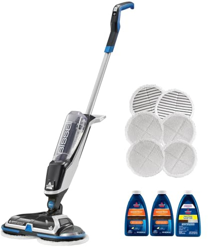 BISSELL Spinwave Cordless Hard Floor Expert Spin Mop Cleaner 18V with washable mop pads for sealed hard floors