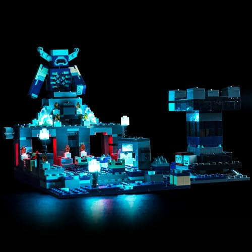 Licht Set Kompatibel mit Lego Duell in der Finsternis (Kein Lego-Modell), Led Beleuchtungs Set für Minecraft für Minecraft 21246 The Deep Dark Battle
