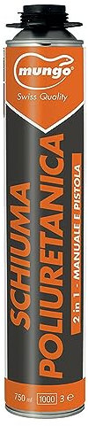 SCHIUMA POLIURETANICA SPM-750 2 IN 1 - MANUALE E PISTOLA 750ml SIGILLANTE