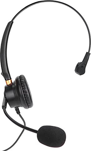 Gsycle telefonheadset, callcenter headset mono telefon headset callcenter kontor hörlurar uttag telefon headset med mikrofon