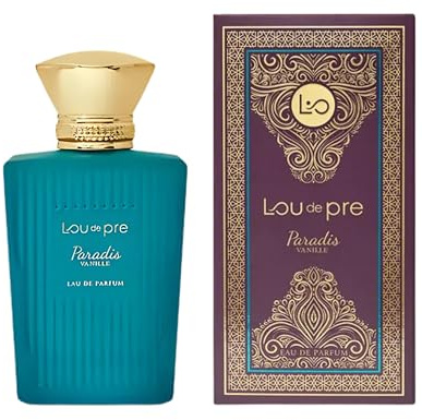 Lou de Pre Paradis Vanille Parfüm Eau de Parfum – Orientalisch-fruchtiger Duft mit Zitrusnoten, tropischen Früchten und Vanille – Für Frauen und Männer, 100 ml
