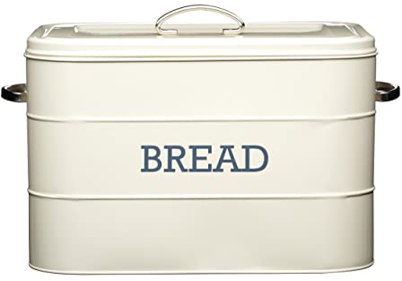 Kitchen Craft Antique Scatola del Pane, Bianco (Cream)