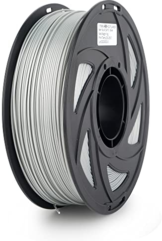 S SIENOC ABS Filament 1,75mm 3D Drucker ABS Filament 3D Drucker Filament Silber 1KG (ABS Silber)