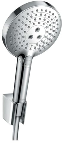 hansgrohe Raindance Select S Ensemble support mural et douchette 120 3 jet avec flexible de douche 160 cm, chromé, 26721000