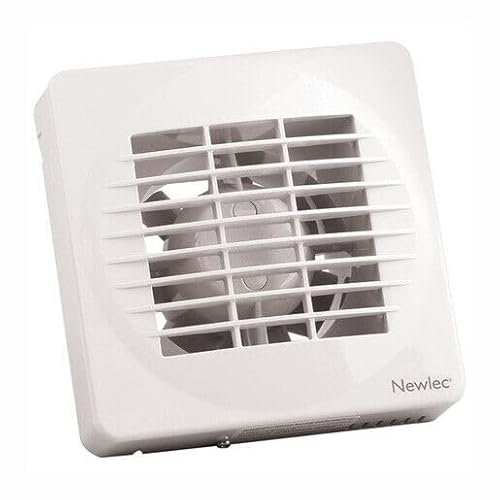 Newlec NL880 Standard Bathroom Extractor Fan 4 - White